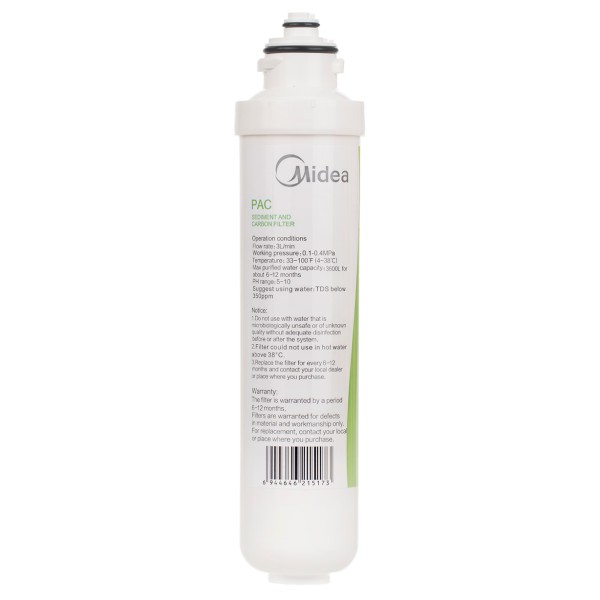 MIDEA SEDIMENT & PAC FILTER - ONE TOUCH BAYONET__